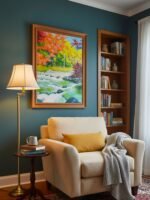 Autumn River painting