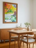 Autumn River painting