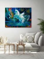 Celestial Unicorn of the Enchanted Forest