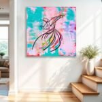 Sufi Whirling Dervish Abstract Painting