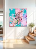 Sufi Whirling Dervish Abstract Painting
