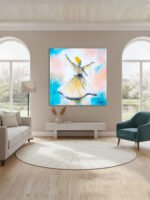 Sufi Whirling Dervish Textured Painting