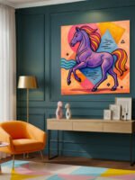 Vibrant Spirit Horse Painting by Ayesha Art Gallery
